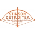 Stinson Detroiter Aircraft Decal,Sticker 10.5''h x 16''w!